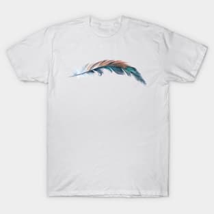 Free as a Bird Watercolor Feather T-Shirt